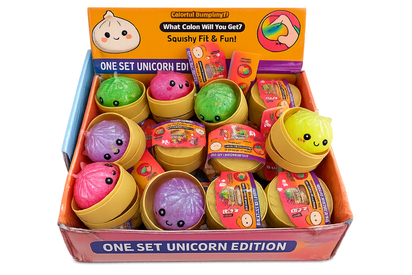Squish Unicorn Bola Anti Stress Colorida