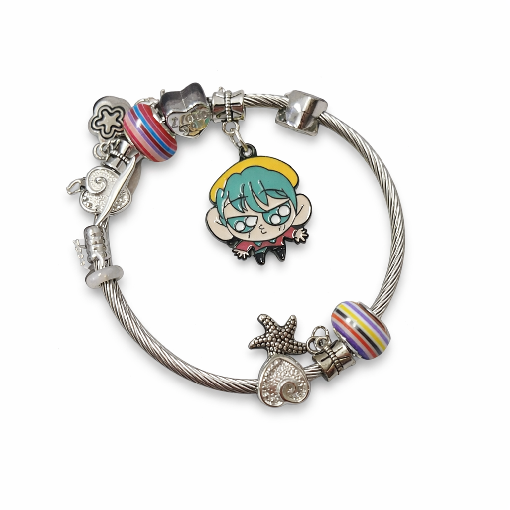 Pulseira K-pop Baby Saja Boys com pendentes