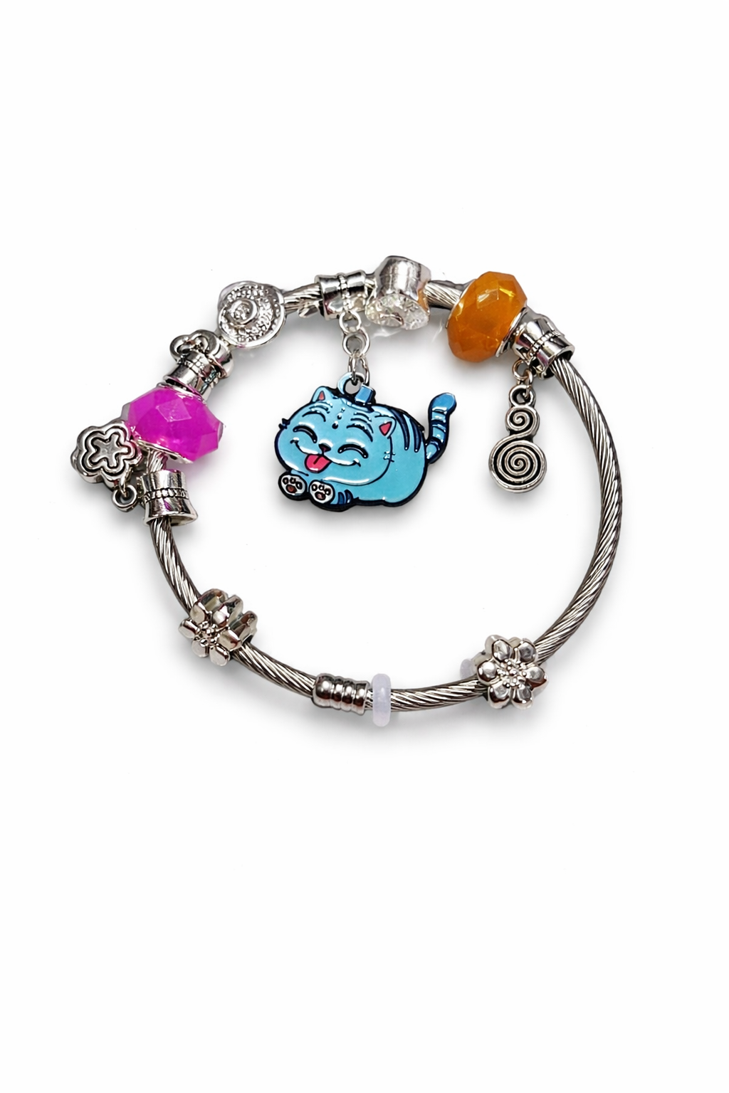 Pulseira Derpy com pendentes (Tigre Azul)