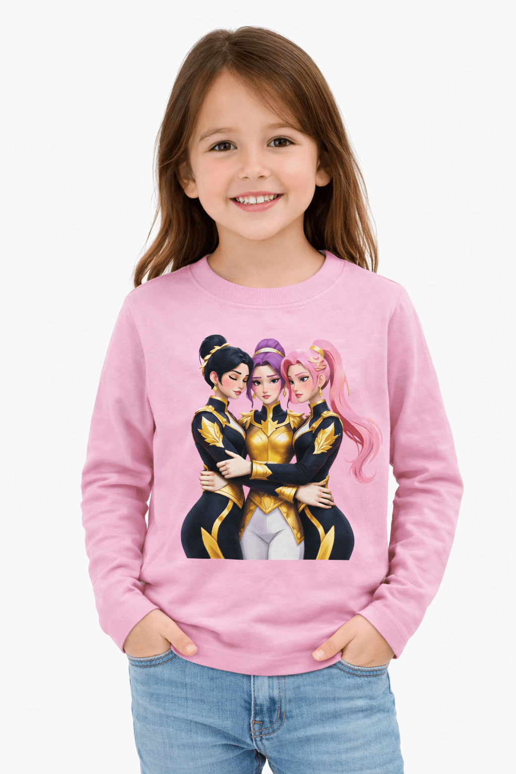 Camisola K-Pop Rosa Claro