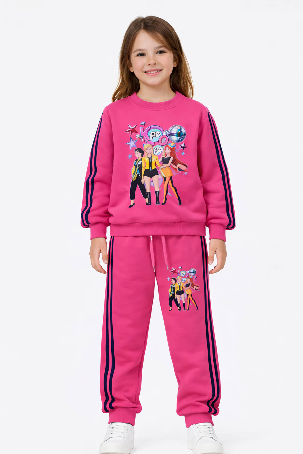 Fato de Treino Infantil K-Pop Rosa