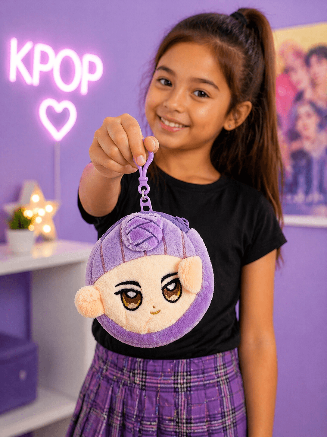 Porta-Chaves c/porta moedas Rumi K-POP