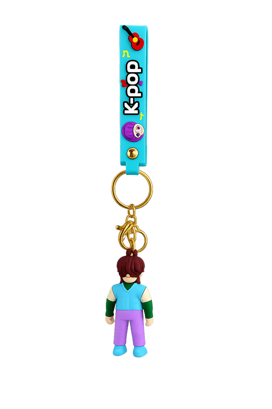Porta-Chaves K-Pop Azul Fashion