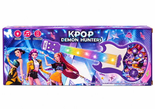 Guitarra K-Pop Luzes e Sons