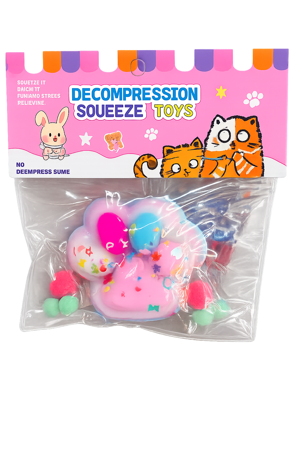 Squishy anti-stress Patinha de Gato