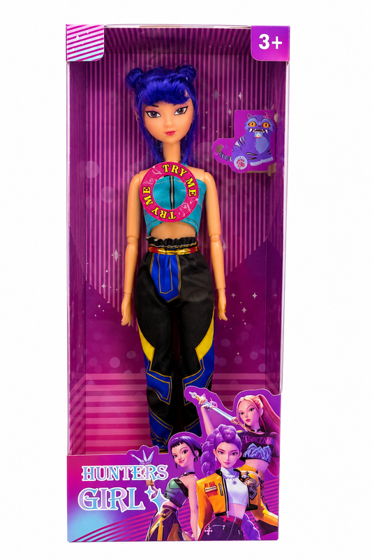 Boneca K POP Demon Hunters Zoey c/ música 30 cm