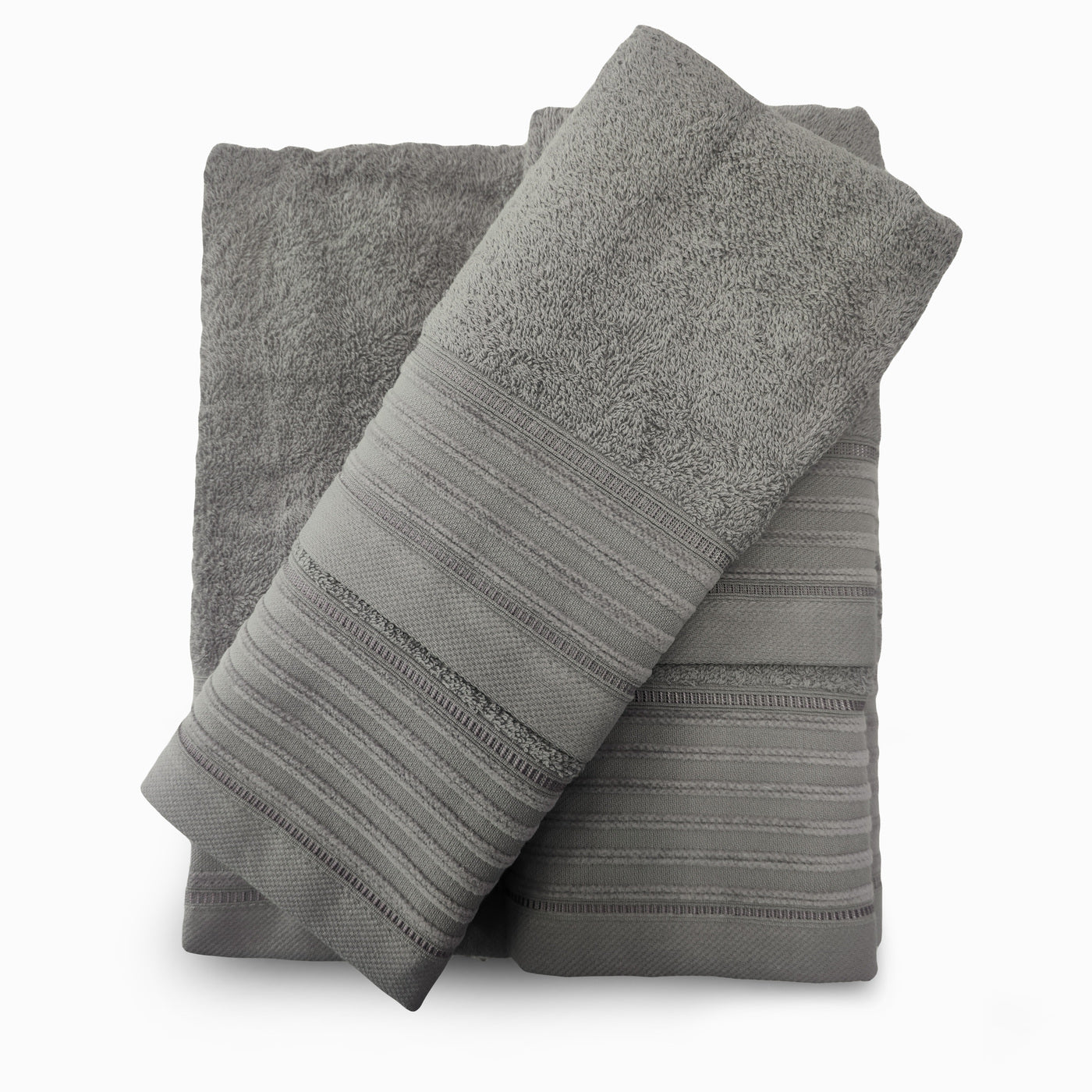Jogo de Banho Jacquard 6 Peças Taupe