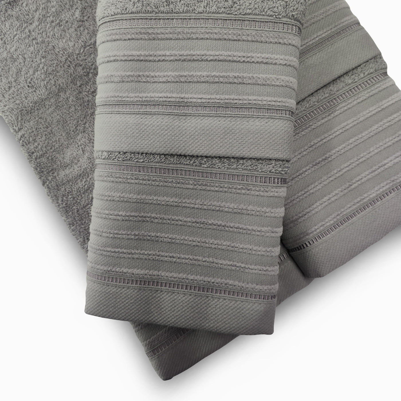 Jogo de Banho Jacquard 6 Peças Taupe