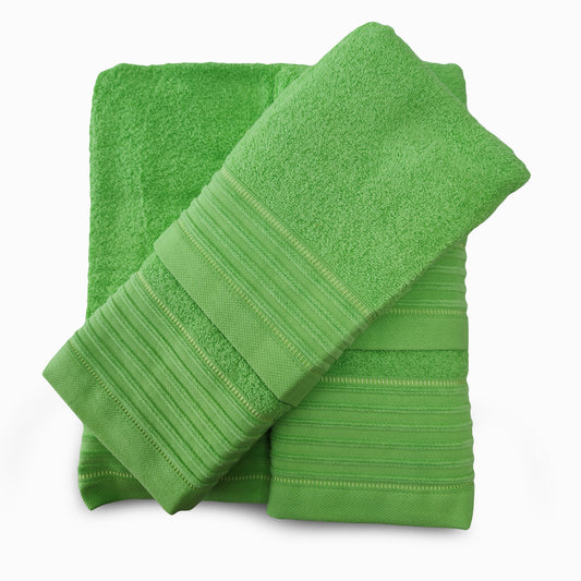 Jogo de Banho Jacquard 6 Peças Verde