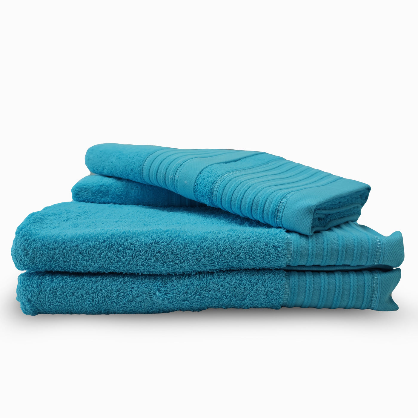 Jogo de Banho Jacquard 6 Peças Turquesa