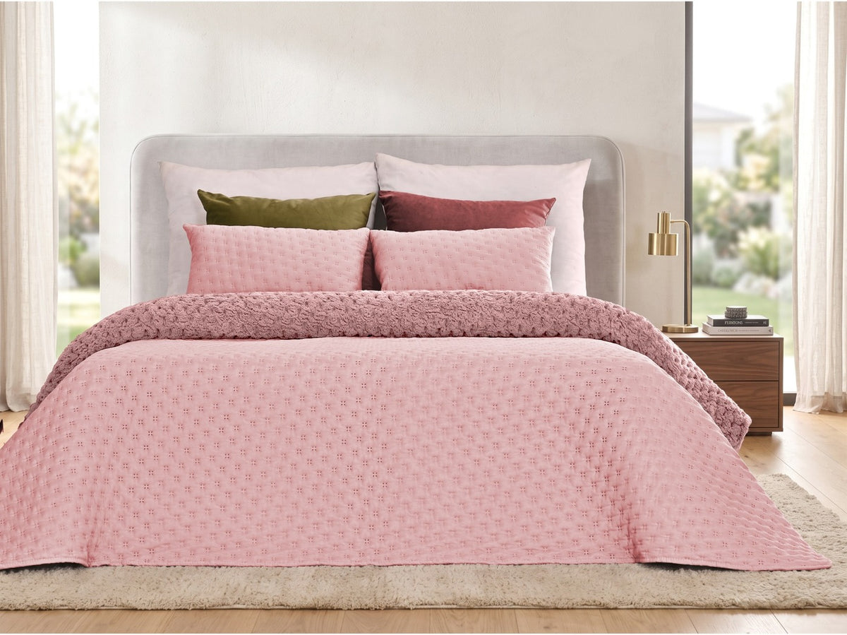 Edredom Microfibra Rosa