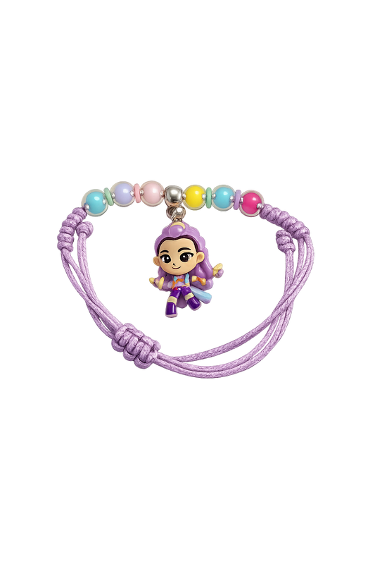 Pulseira K-pop Rumi ajustável