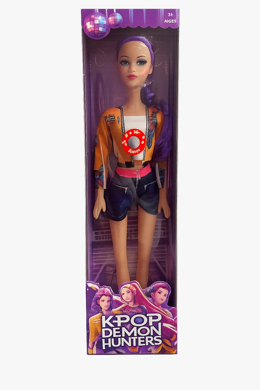 Boneca K POP Demon Hunters Rumi c/ música 60 cm