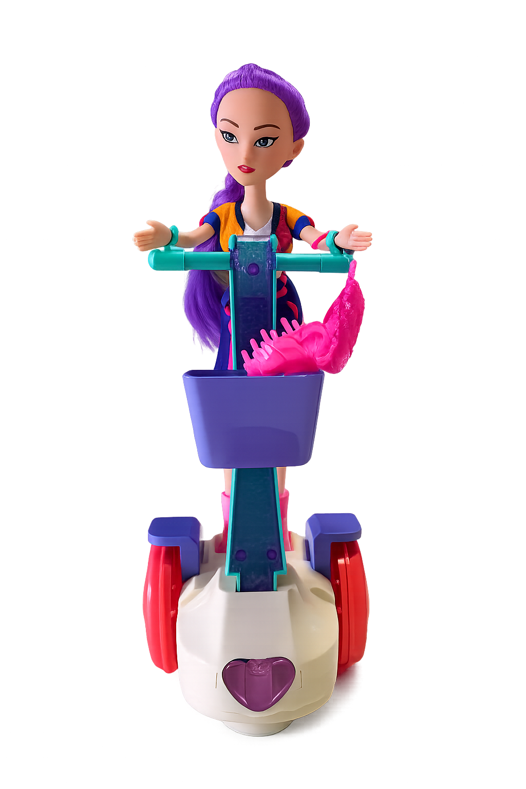 Boneca Rumi K-Pop com Trotinete Musical Anda e Toca Música K-Pop