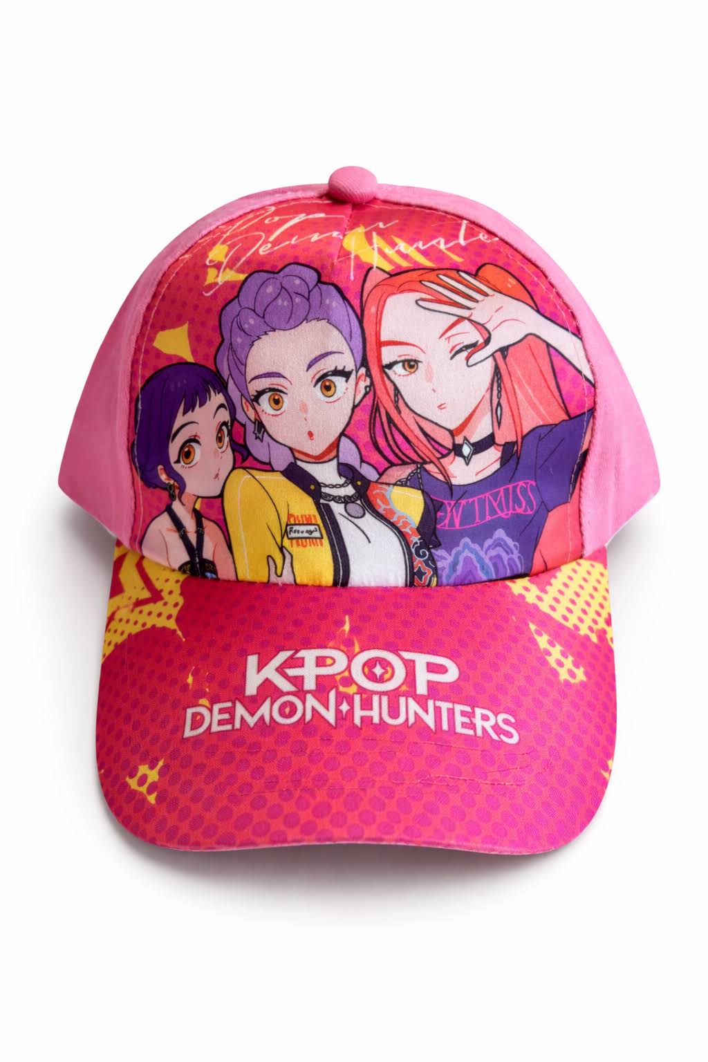 Boné K-pop Demon Hunters Rosa