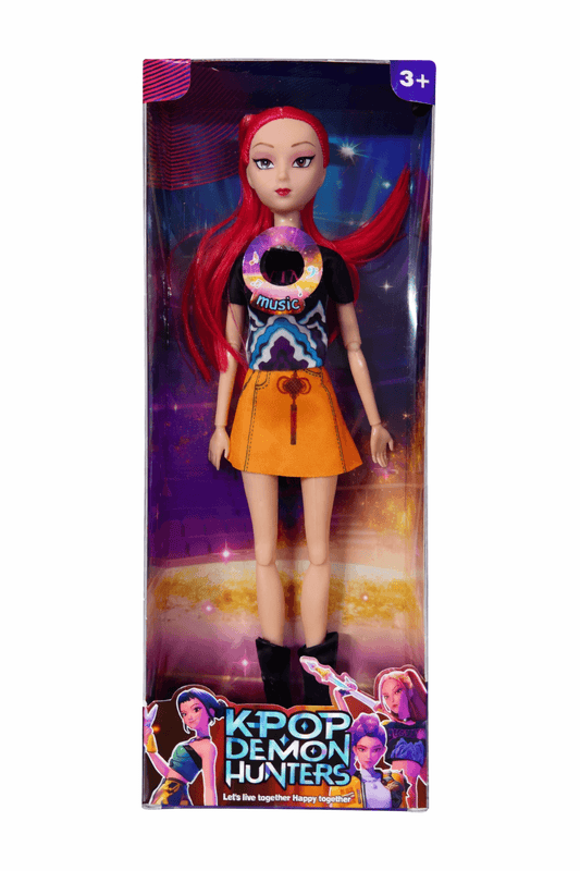 Boneca K-POP Demon Hunters Mira c/ música – 30 cm