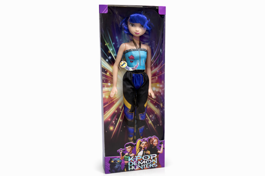 Boneca K POP Demon Hunters Zoey c/ música 60 cm